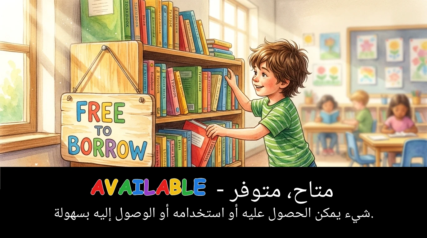 Arabic Illustration for available